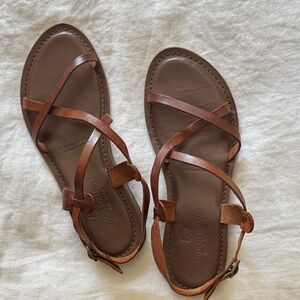 Brown Leather Sandals